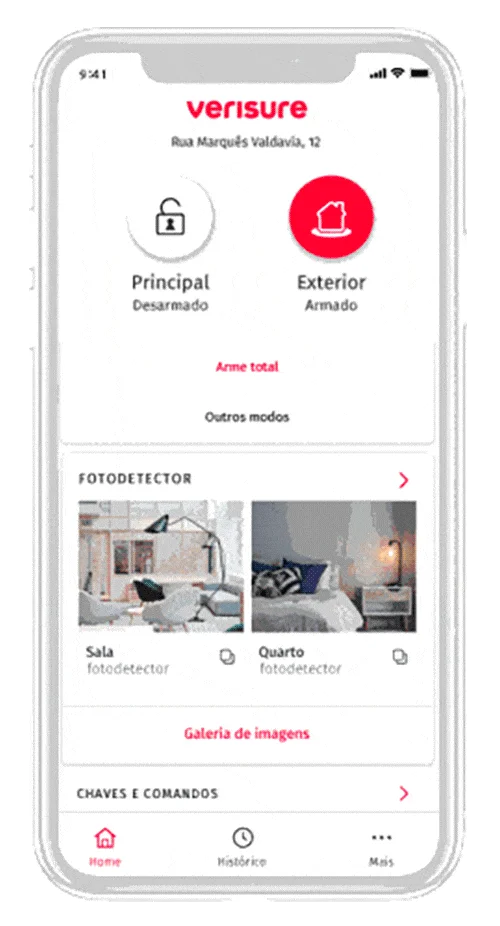 Aplicativo no celular